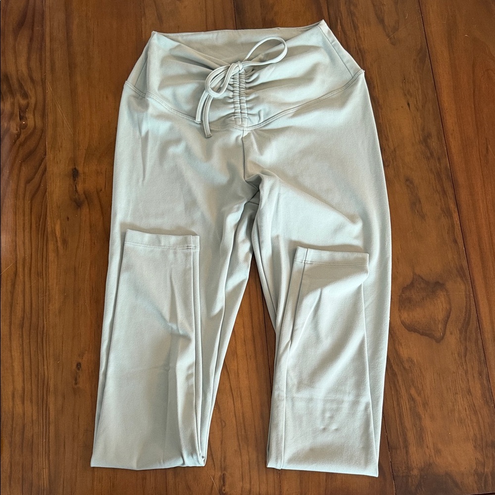 PINK Victoria's Secret Beige Drawstring Leggings